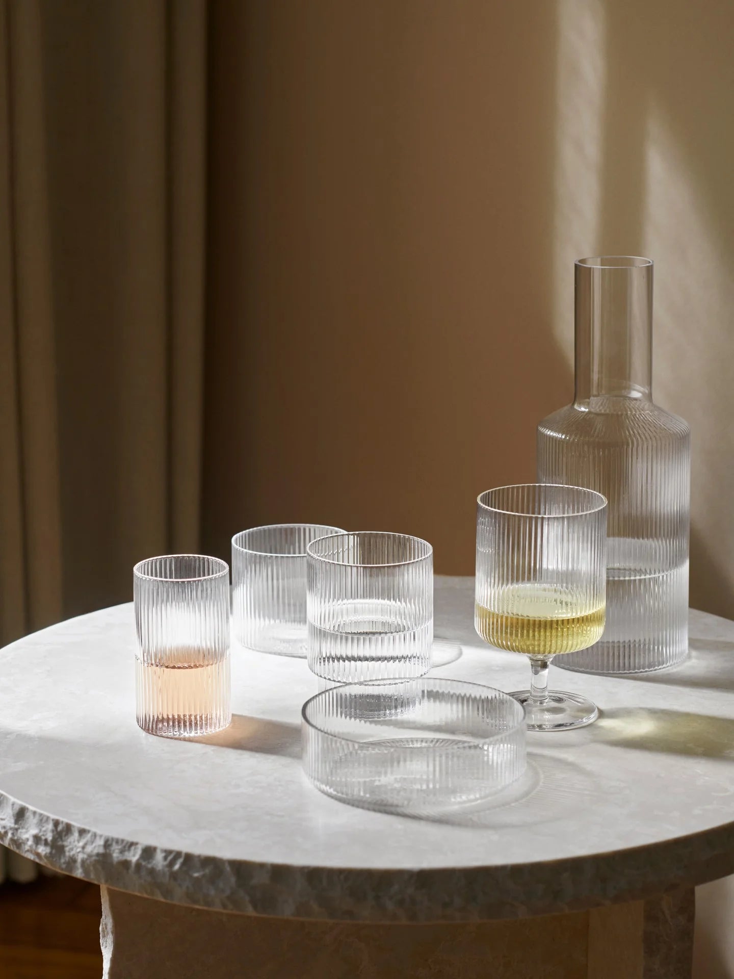 Ferm Living | Ripple Glasses Set of 4