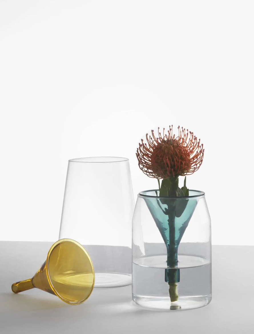 Ichendorf Milano| Kado Single Flower Vase Amber