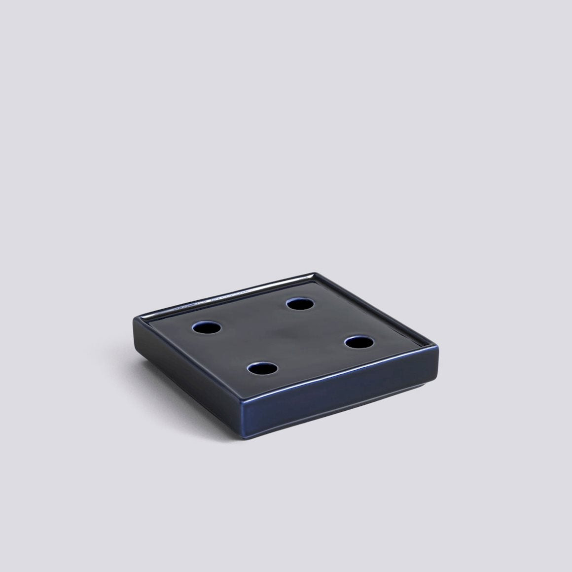 HAY| Mattone Candleholder Large Dark Blue
