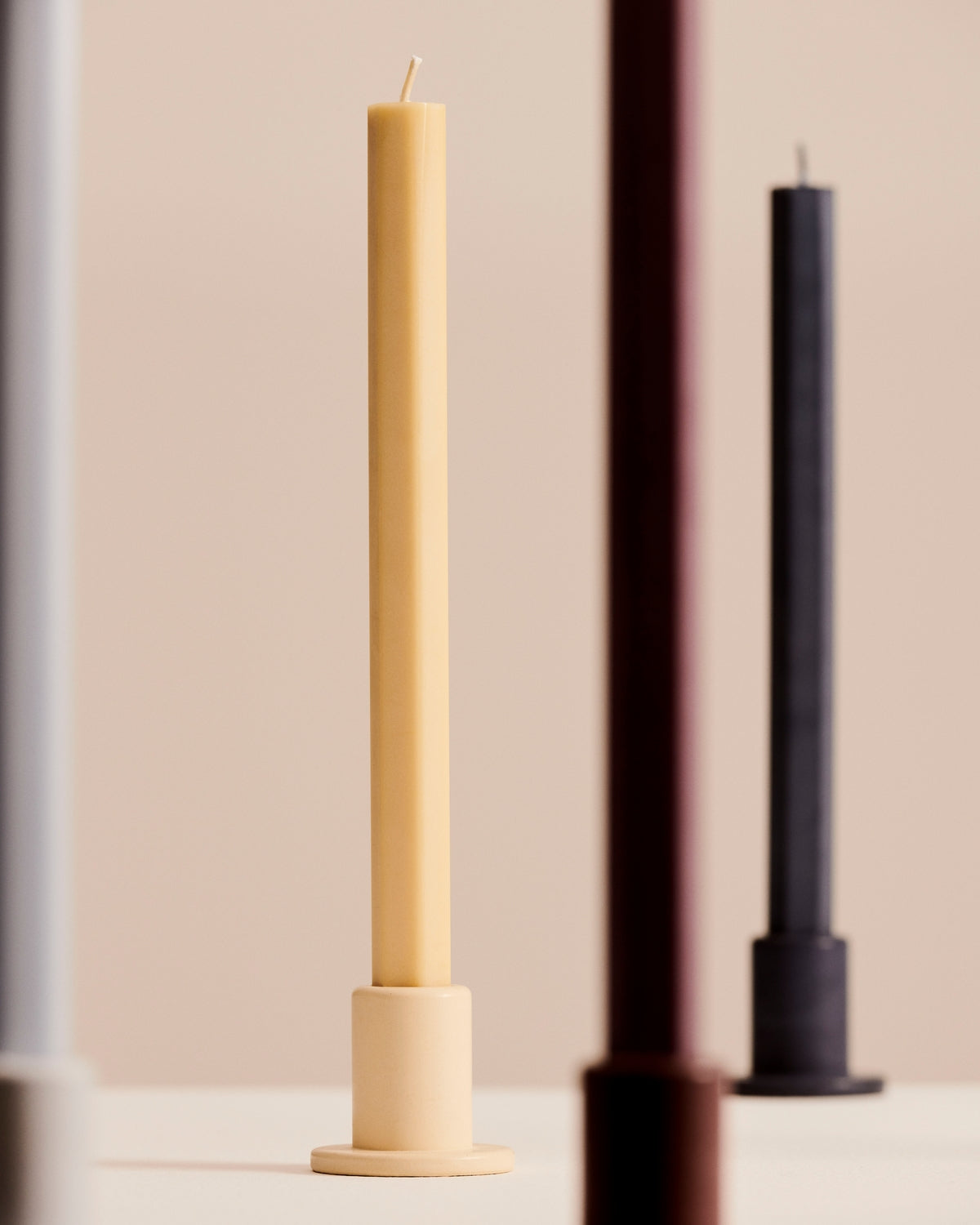 HAY| Tube Candleholder Concrete Light Pink