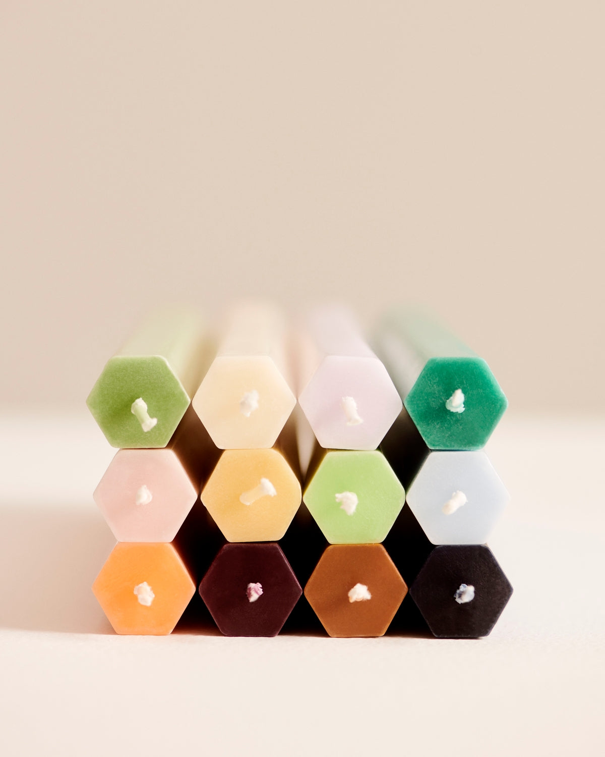 HAY| Hexagon Candle Lime Beige