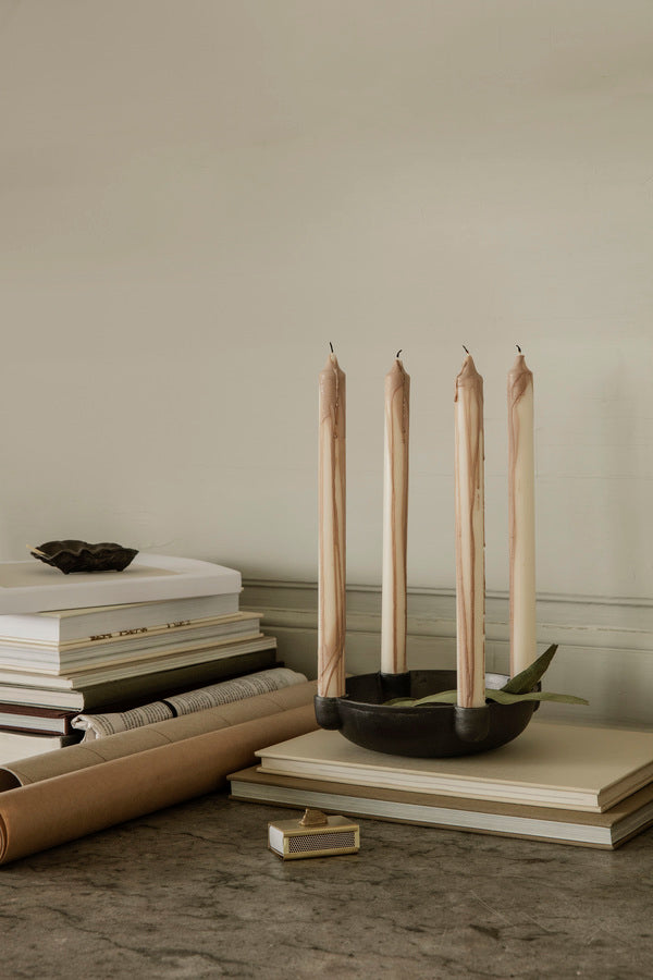 Ferm Living | Dryp Candles Set of 2 Beige