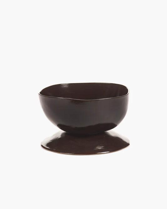 SERAX | High bowl on foot L ebony La Mère