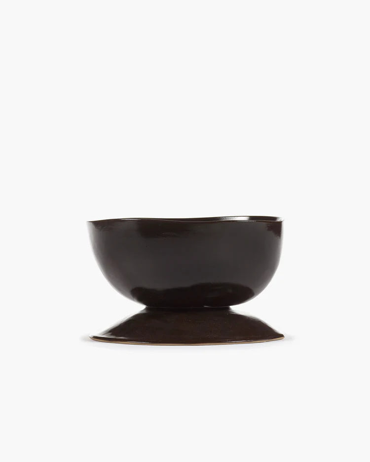 SERAX | High bowl on foot L ebony La Mère