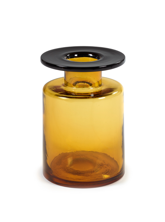 SERAX | Vase Wind & Fire M Amber Black