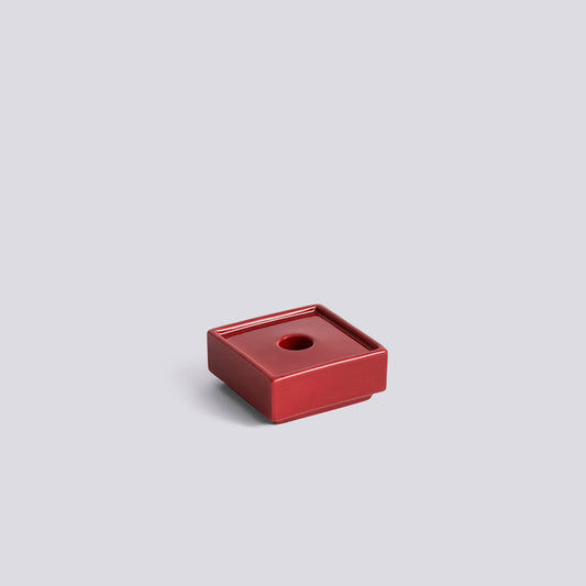 HAY| Mattone Candleholder Small Red