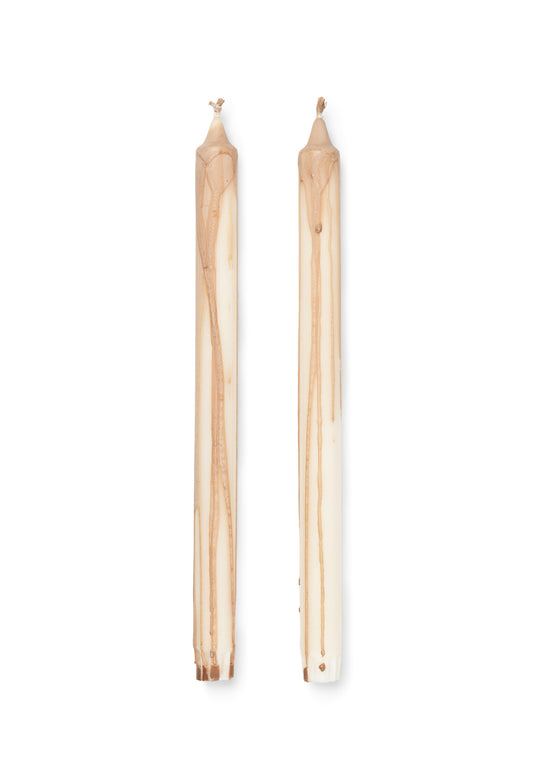 Ferm Living | Dryp Candles Set of 2 Beige